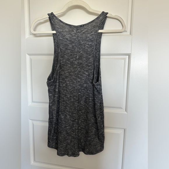 Rag & Bone Charcoal Ribbed Top - Picture 3 of 3